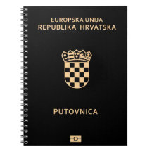 Croatia passport cover