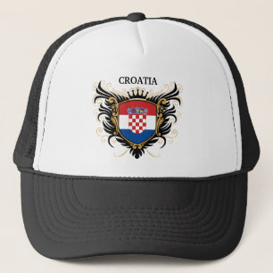 Croatia [personalise] trucker hat