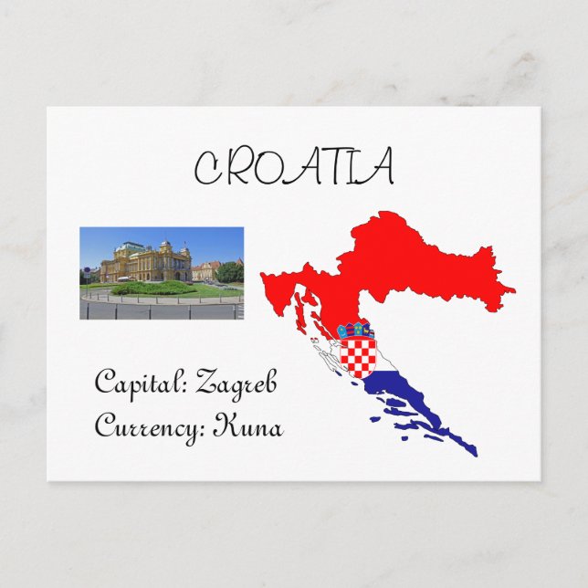 Croatia Postcard (Front)