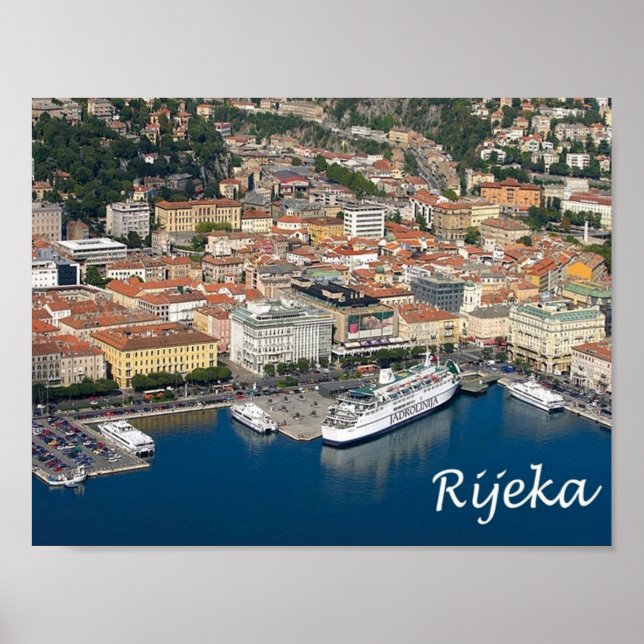 Croatia - Rijeka - Poster (Front)