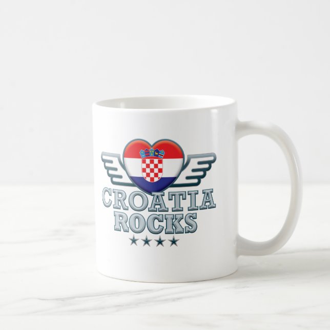 Croatia Rocks v2 Coffee Mug (Right)