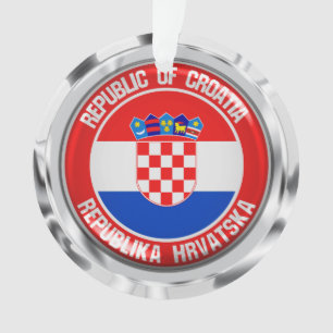 Croatia Round Emblem Ornament