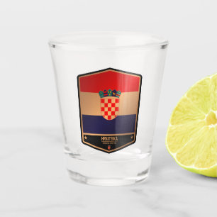 Croatia Shot Glass