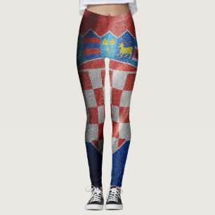 Croatia silk flag leggings