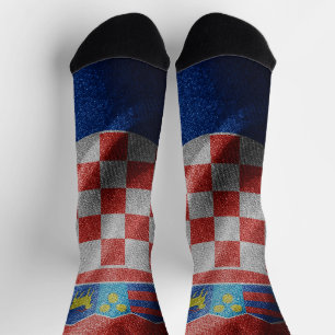 Croatia silk flag socks