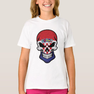Croatia Smiling Skull Flag T-Shirt