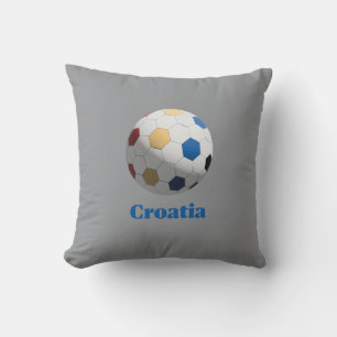 Croatia Soccer Cushion