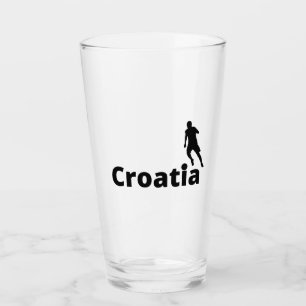 Croatia soccer glass