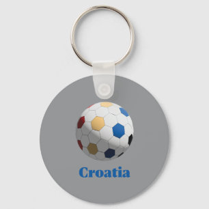 Croatia Soccer Key Ring
