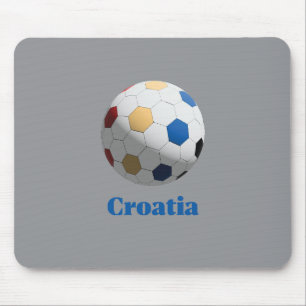 Croatia Soccer Mouse Mat