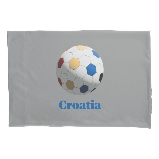 Croatia Soccer Pillowcase (Front)