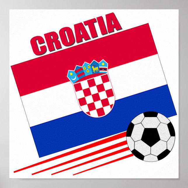Croatia Soccer Team Poster (Front)