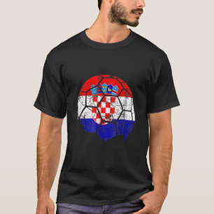 Croatia Soccer Team Support The   Croatia Flag Foo T-Shirt