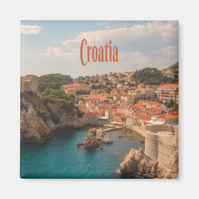 Croatia Southeast Europe Zagreb Magnet (Front)