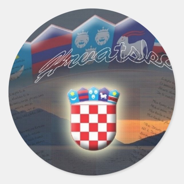 Croatia Sticker (Front)