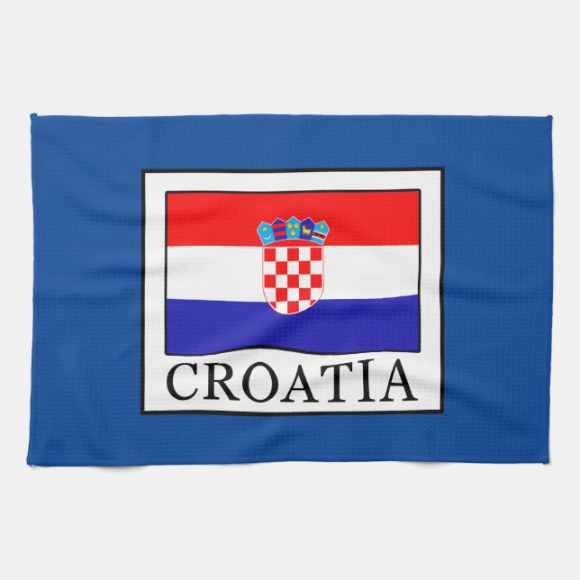 Croatia Tea Towel (Horizontal)