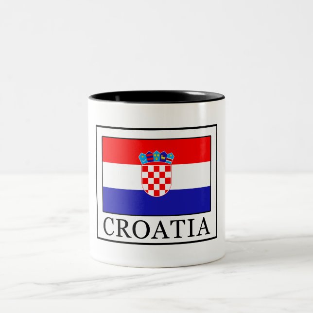 Croatia Two-Tone Coffee Mug (Center)