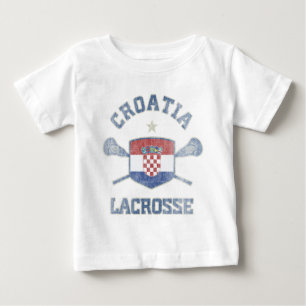 Croatia-Vintage Baby T-Shirt