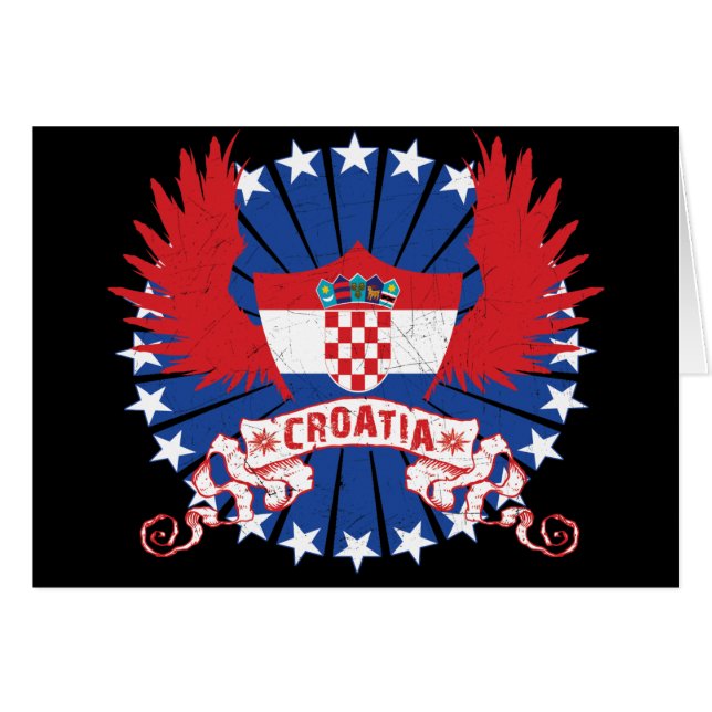 Croatia Winged (Front Horizontal)