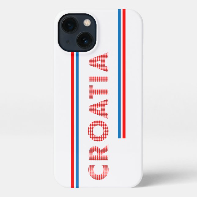Croatia - with love iPhone case (Back)