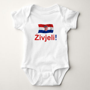 Croatia Zivjeli! (Cheers) Baby Bodysuit
