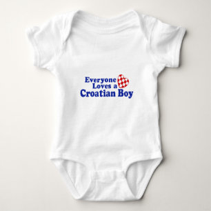 Croatian Boy Baby Bodysuit