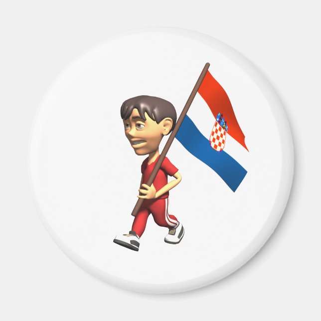 Croatian Boy Magnet (Front)