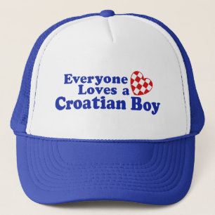 Croatian Boy Trucker Hat