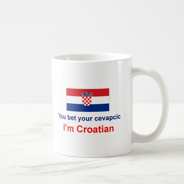 Croatian Cevapcic Coffee Mug (Right)