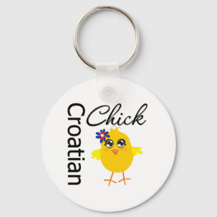 Croatian Chick Key Ring