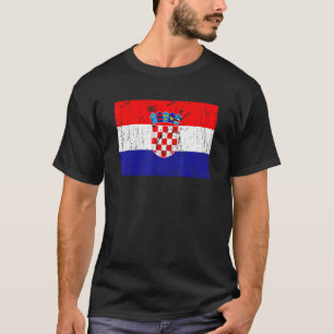 Croatian Croatia Flag Pride Croatian Flag T-Shirt