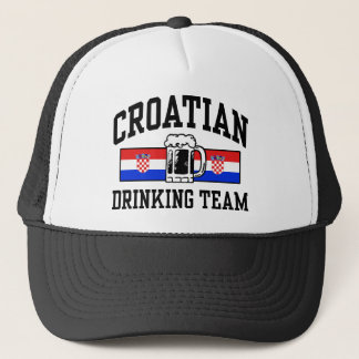 Croatian Drinking Team Trucker Hat