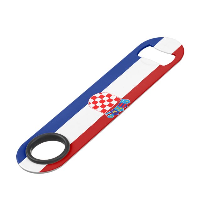 Croatian flag (Front Angled)