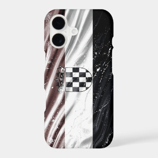 Croatian Flag Art iPhone Case Mate Design
