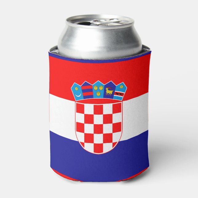 Croatian flag can cooler (Can Front)