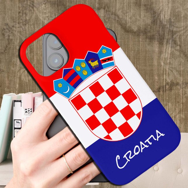 Croatian Flag Case, Croatia fashion / sports Case-Mate iPhone Case (Creator Uploaded)