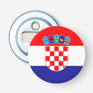Croatian flag & Croatia holiday party /sports Bottle Opener