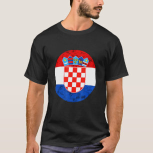 Croatian Flag Croatian Pride Croatia Croatian Root T-Shirt