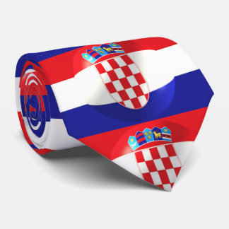 Croatian Flag Design Tie