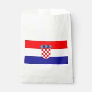 Croatian Flag Favour Bags