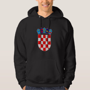 Croatian Flag Hrvatska Croatia Pride Hoodie