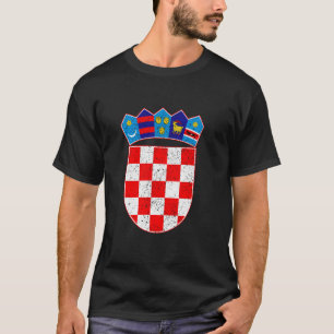 Croatian Flag Hrvatska Croatia Pride T-Shirt