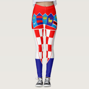 Croatian flag leggings