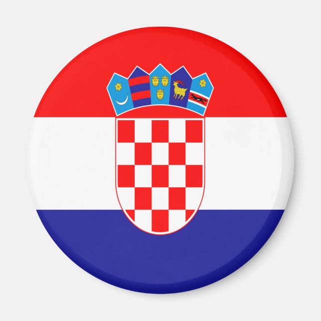 Croatian flag magnet (Front)