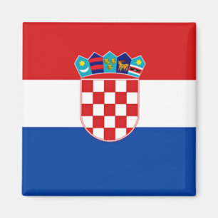 Croatian Flag  Magnet