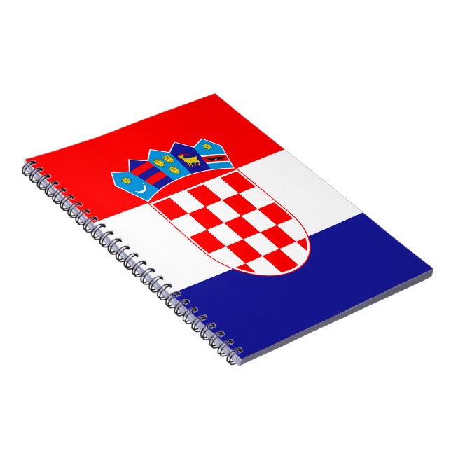 Croatian flag notebook (Right Side)