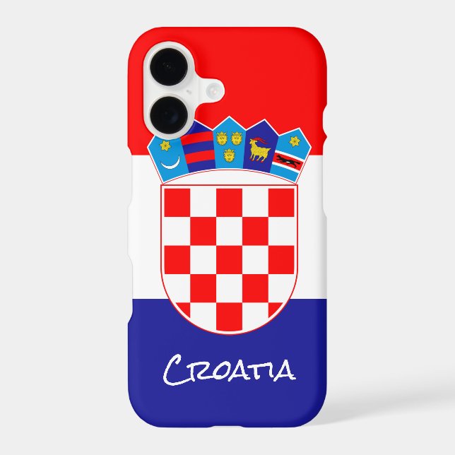 Croatian Flag, patriotic Croatia fashion / sports (Back)