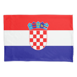 Croatian Flag Pillowcase