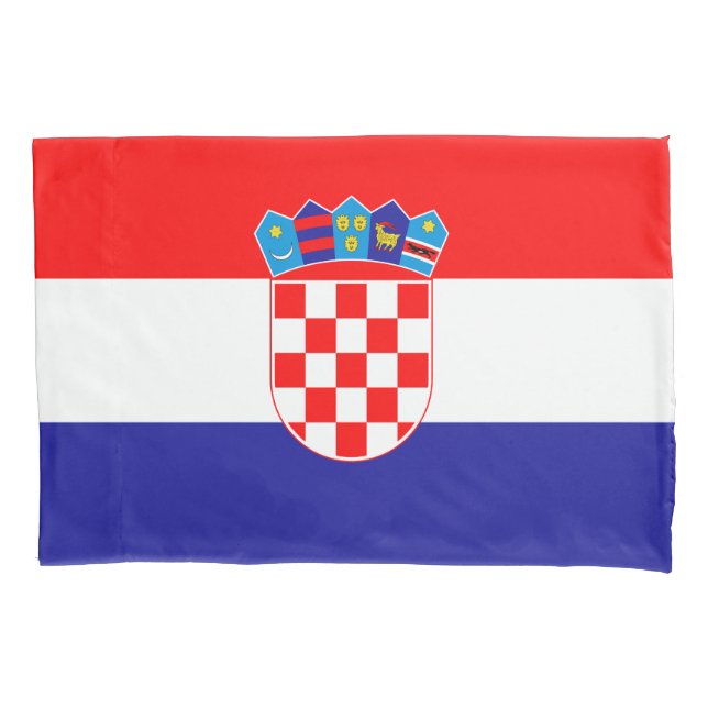 Croatian Flag Pillowcase (Front)