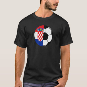 Croatian Flag Soccer Fans Football   Croatia Sport T-Shirt